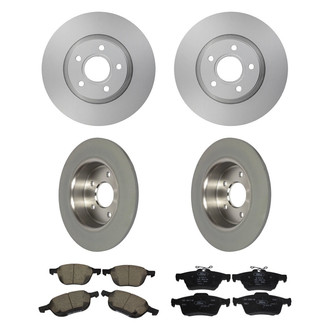 Motorcraft® - Standard Premium™ Plain Front and Rear Brake Kit with Ceramic Pads
