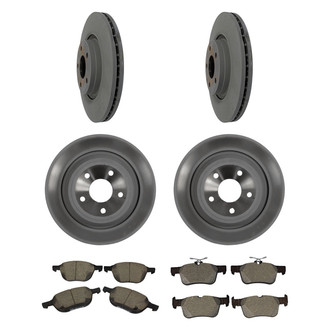 Motorcraft® - Standard Premium™ Plain Front and Rear Brake Kit with Ceramic Pads