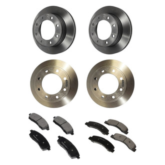 Motorcraft® - Standard Premium™ Plain Brake Kit with Ceramic Pads