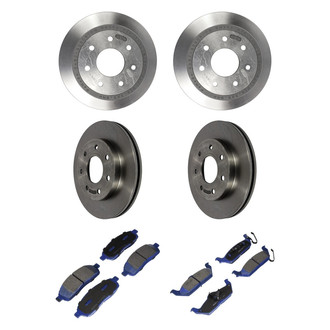 Motorcraft® - SuperDuty™ Plain Front and Rear Brake Kit with Ceramic Pads