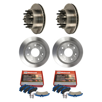 Motorcraft® - SuperDuty™ Plain Front and Rear Brake Kit with Ceramic Pads