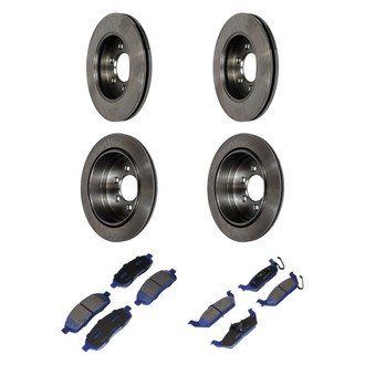 Motorcraft® - SuperDuty™ Plain Brake Kit with Ceramic Pads