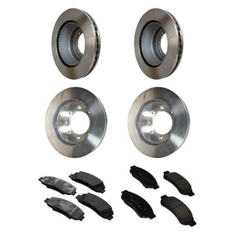 Motorcraft® - Standard Premium™ Plain Brake Kit with Ceramic Pads