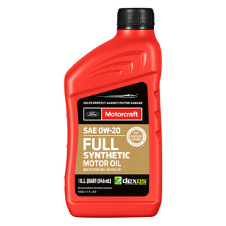 Motorcraft® - SAE 0W-20 Full Synthetic Motor Oil, 1 Quart