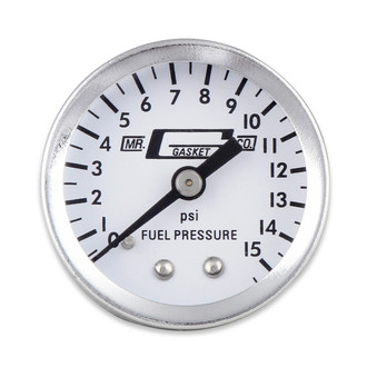 Mr. Gasket® - 1.5" Fuel Pressure Gauge, 15 PSI
