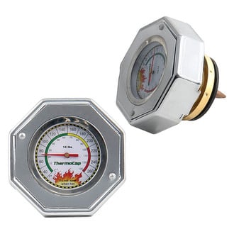 Mr. Gasket® - Thermocap™ Silver Engine Coolant Radiator Cap
