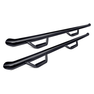 N-Fab® - 2" Black Round Nerf Steps