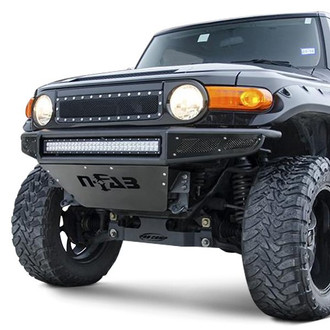 N-Fab® - M-RDS Upper Radius Full Width Textured Black Front Pre-Runner Bumper