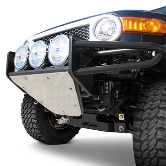 N-Fab® - RSP Full Width Textured Black Front Pre-Runner Bumper with Multi-Mount up to Three 9" Lights
