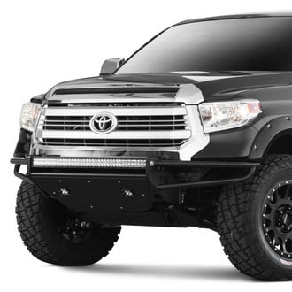 N-Fab® - RSP Full Width Textured Black Front Pre-Runner Bumper with Mount up to One Rigid 38" LED Bar