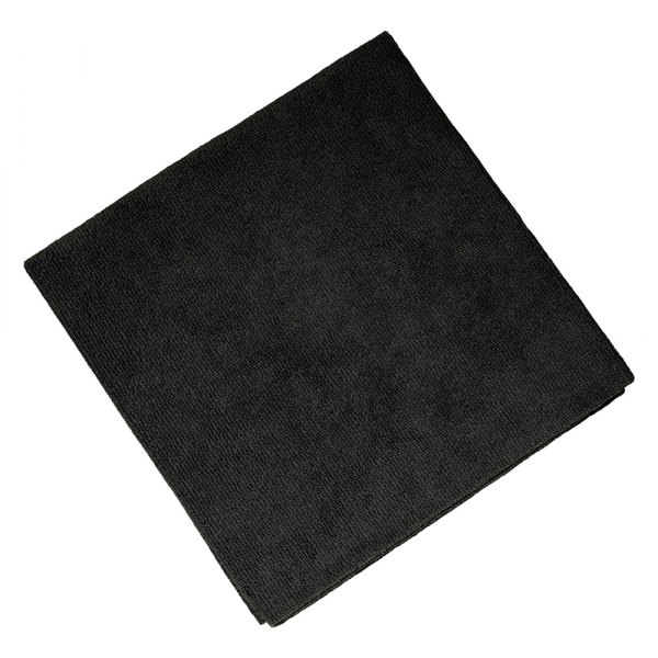 Nanoskin® - 16" x 16" Black Microfiber Traditional Edge-less Towels