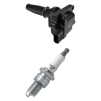 NGK® - Ignition Coil and Spark Plug Kit