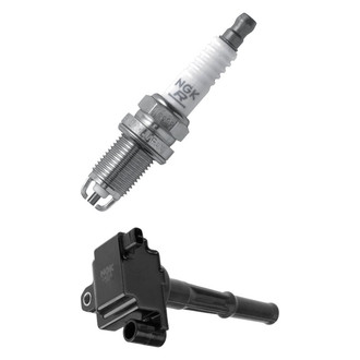 NGK® - Ignition Coil and Spark Plug Kit