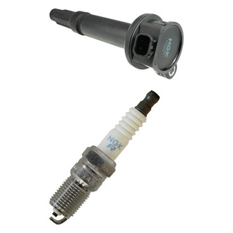 NGK® - Ignition Coil and Spark Plug Kit