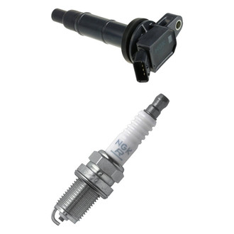 NGK® - Ignition Coil and Spark Plug Kit