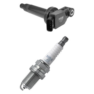 NGK® - Ignition Coil and Spark Plug Kit