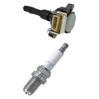 NGK® - Ignition Coil and Spark Plug Kit