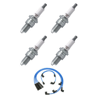 NGK® - Spark Plug Wire and Spark Plug Kit
