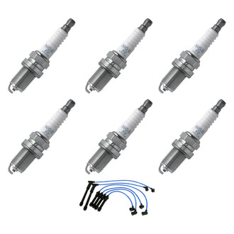 NGK® - Spark Plug Wire and Spark Plug Kit
