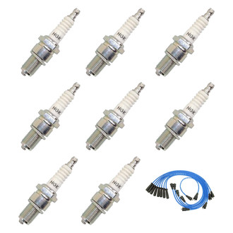 NGK® - Spark Plug Wire and Spark Plug Kit