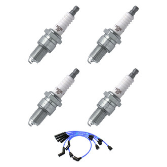 NGK® - Spark Plug Wire and Spark Plug Kit