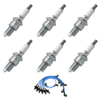 NGK® - Spark Plug Wire and Spark Plug Kit