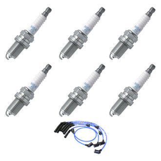 NGK® - Spark Plug Wire and Spark Plug Kit