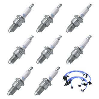 NGK® - Spark Plug Wire and Spark Plug Kit