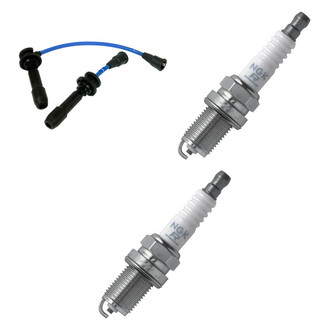NGK® - Spark Plug Wire and Spark Plug Kit
