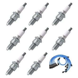 NGK® - Spark Plug Wire and Spark Plug Kit