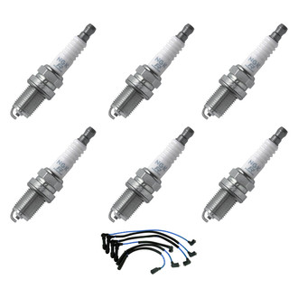 NGK® - Spark Plug Wire and Spark Plug Kit