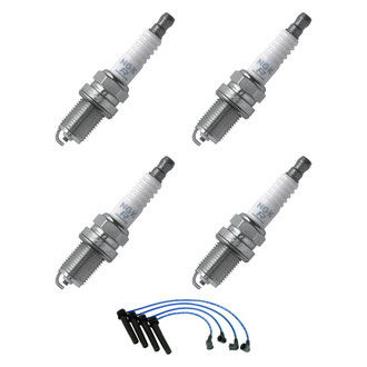 NGK® - Spark Plug Wire and Spark Plug Kit