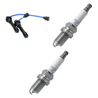 NGK® - Spark Plug Wire and Spark Plug Kit