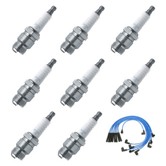 NGK® - Spark Plug Wire and Spark Plug Kit
