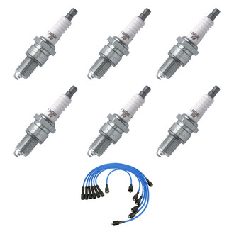 NGK® - Spark Plug Wire and Spark Plug Kit