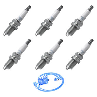 NGK® - Spark Plug Wire and Spark Plug Kit