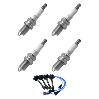 NGK® - Spark Plug Wire and Spark Plug Kit