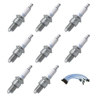 NGK® - Spark Plug Wire and Spark Plug Kit