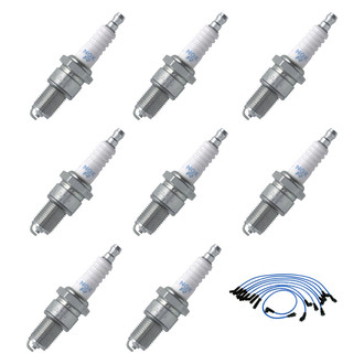 NGK® - Spark Plug Wire and Spark Plug Kit
