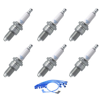 NGK® - Spark Plug Wire and Spark Plug Kit