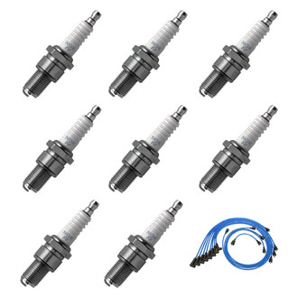 NGK® - Spark Plug Wire and Spark Plug Kit