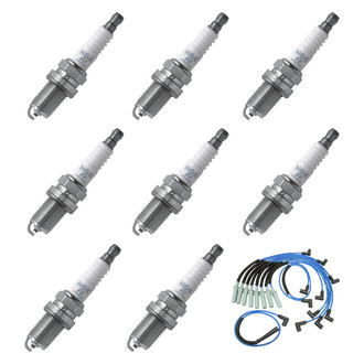 NGK® - Spark Plug Wire and Spark Plug Kit