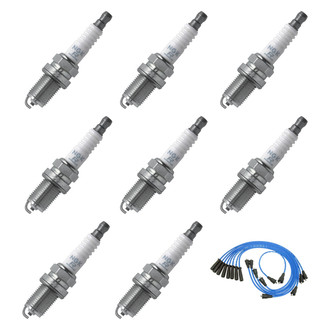 NGK® - Spark Plug Wire and Spark Plug Kit