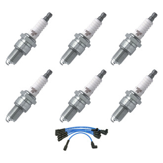 NGK® - Spark Plug Wire and Spark Plug Kit