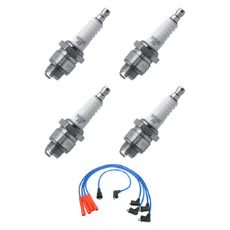 NGK® - Spark Plug Wire and Spark Plug Kit