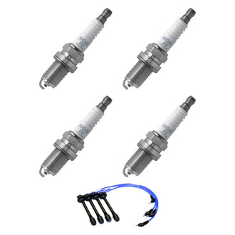 NGK® - Spark Plug Wire and Spark Plug Kit