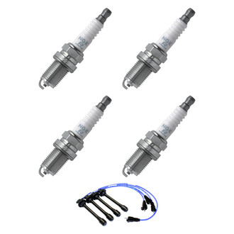 NGK® - Spark Plug Wire and Spark Plug Kit