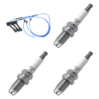 NGK® - Spark Plug Wire and Spark Plug Kit