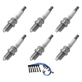NGK® - Spark Plug Wire and Spark Plug Kit