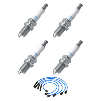 NGK® - Spark Plug Wire and Spark Plug Kit
